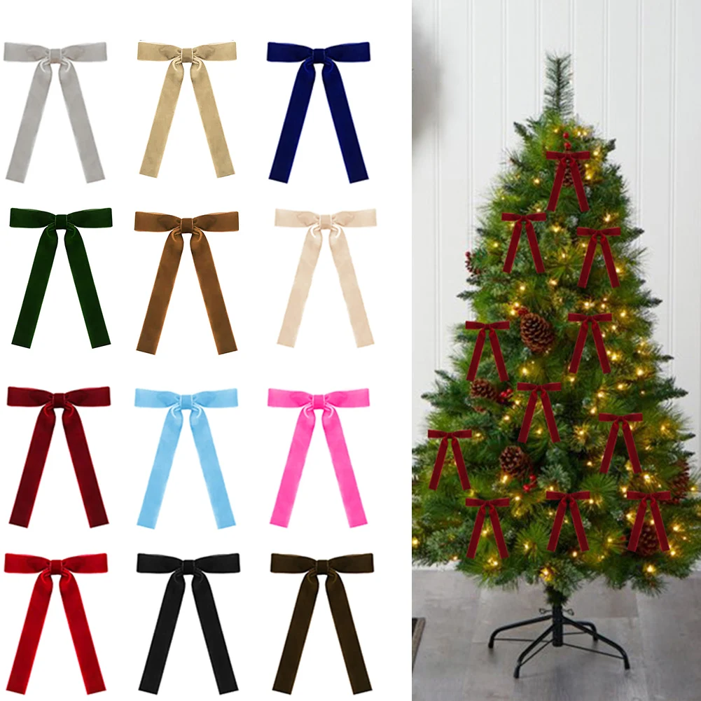 Bow Tie Pre Tied - 2.5cm Light Coffee Velvet Ribbon Bows