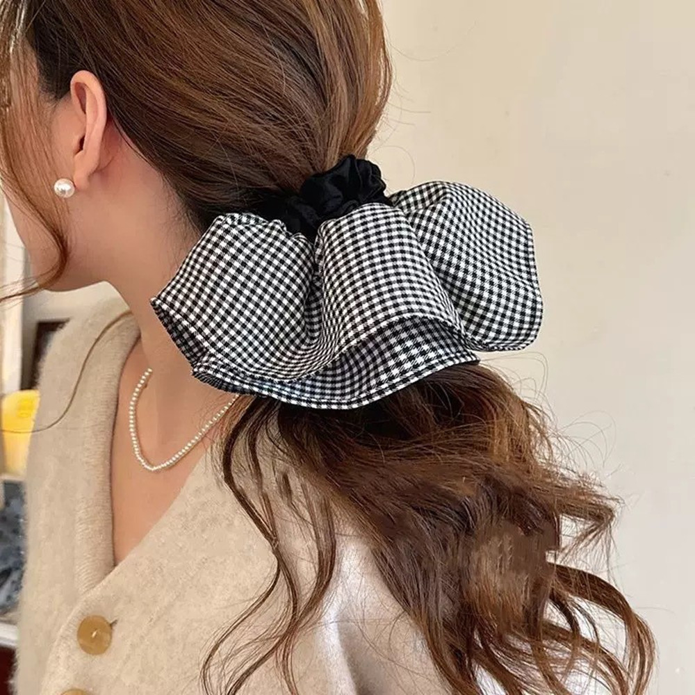 Extra Large Plaid Hair Ties El - Silk Tie Striped recension och pris