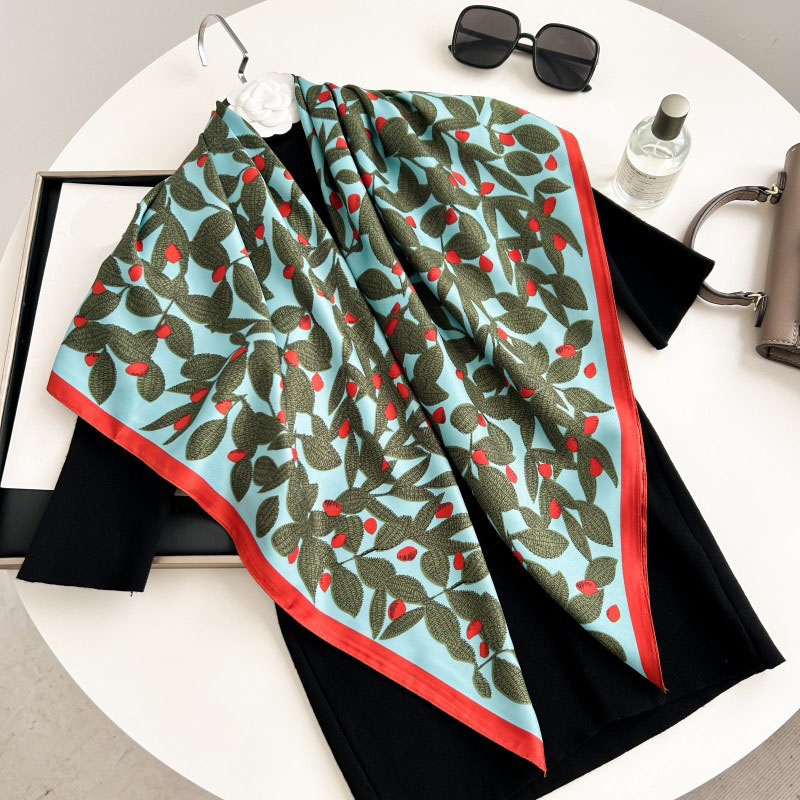 90cm Square Scarf High Quality - Scarf Silk Square recension och pris
