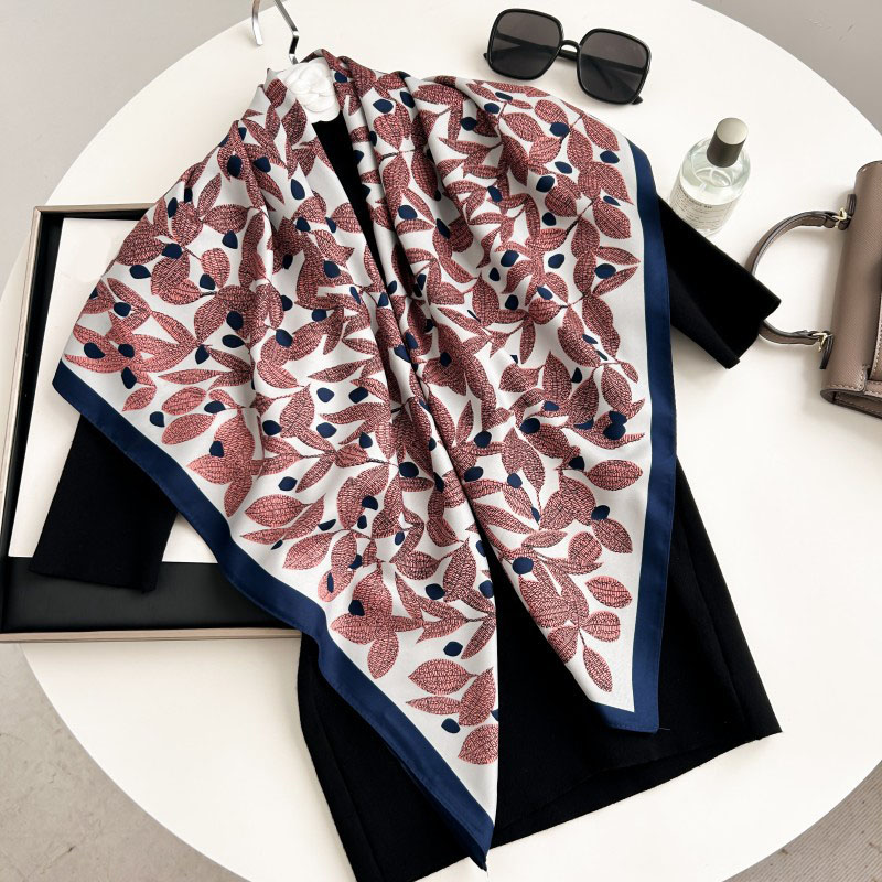 90cm Square Scarf High Quality - Scarf Silk Square recension och pris