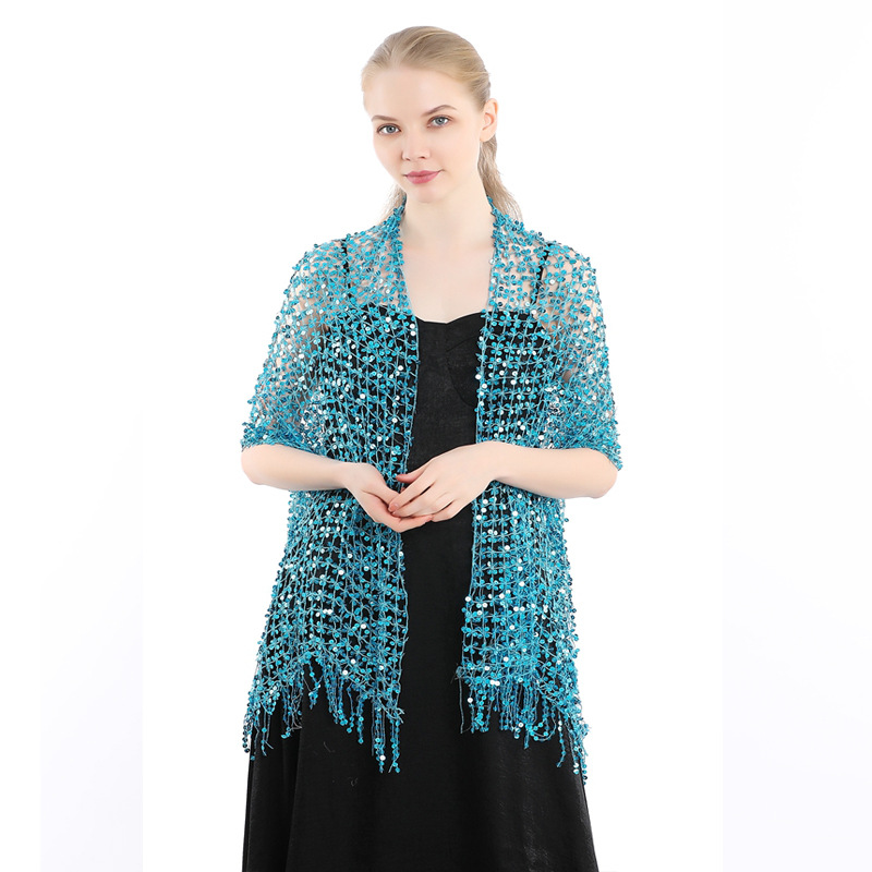 European and American Sequins  - Stole Wedding Shawl recension och pris