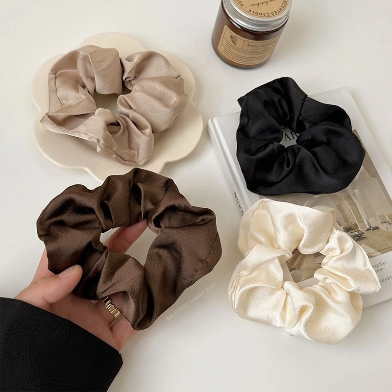 Vintage Silk Hair Scrunchies E - Silk Tie Striped recension och pris