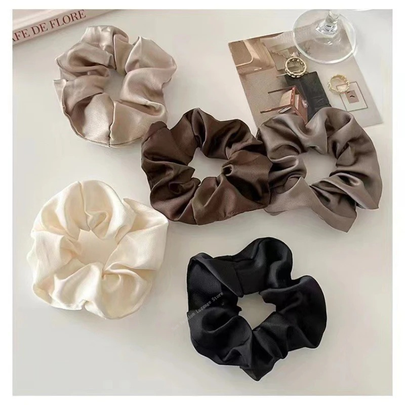 Vintage Silk Hair Scrunchies E - Silk Tie Striped recension och pris