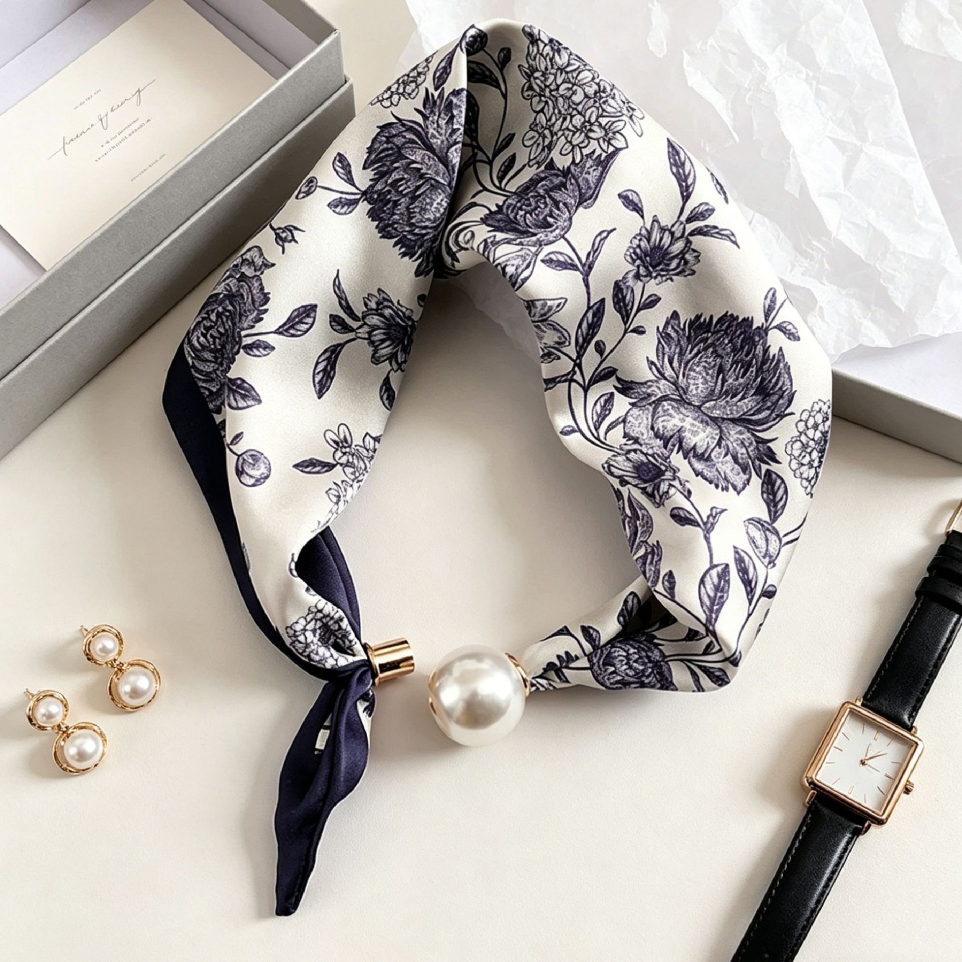 Luxury Knight Pearl Magnetic S - Ascot Neck Scarf recension och pris