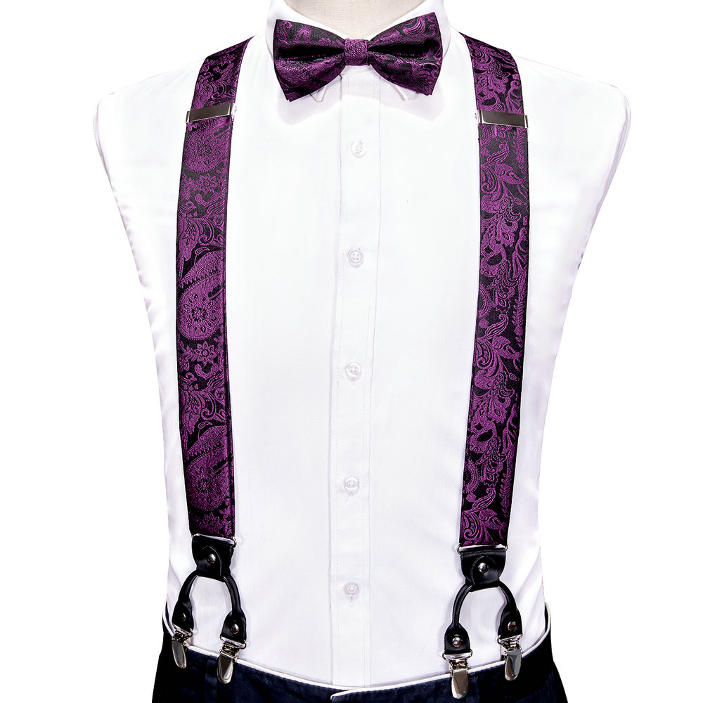 Suspenders For Men's Pants Exq - Bow Tie Pre Tied recension och pris