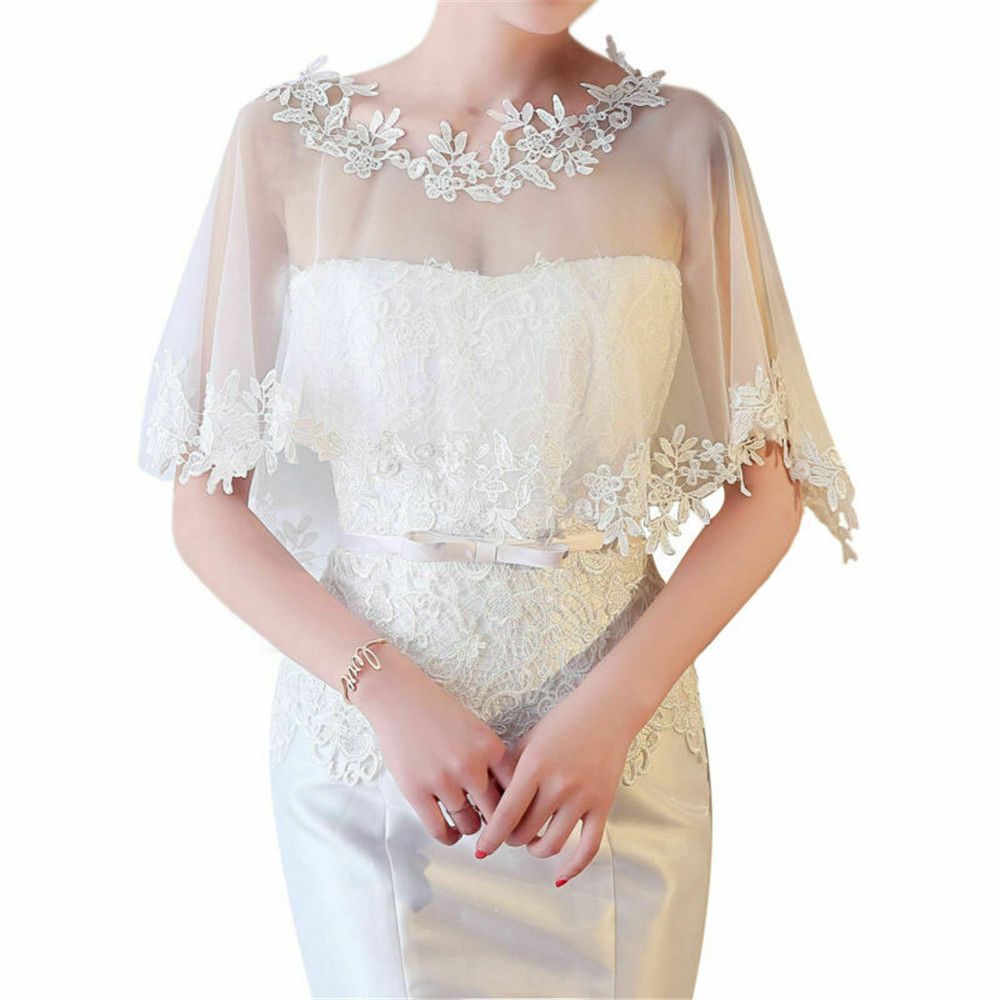 Women Party Bridal Casual Lace - Stole Wedding Shawl recension och pris