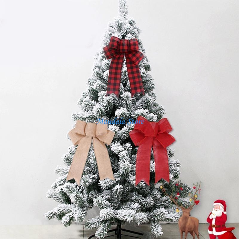 U2JC Christmas Tree Bow Stripe - Bow Tie Pre Tied recension och pris