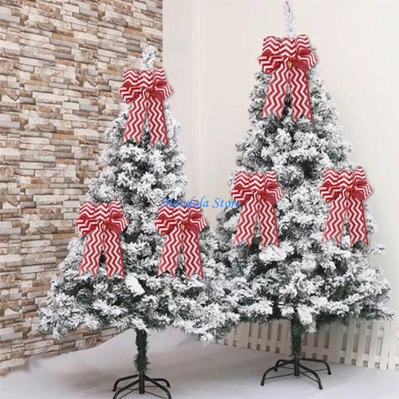 U2JC Christmas Tree Bow Stripe - Bow Tie Pre Tied recension och pris