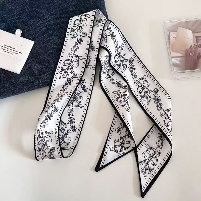 Black White Double Sided Paisl - Ascot Neck Scarf recension och pris