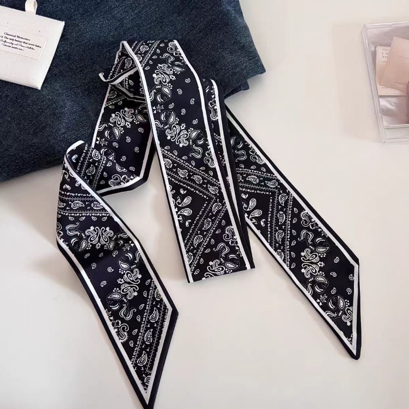 Black White Double Sided Paisl - Ascot Neck Scarf recension och pris