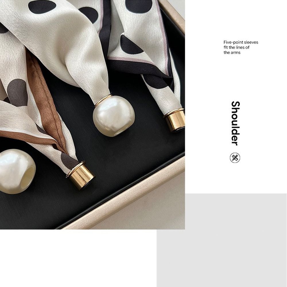 Elegant Magnetic Clasp Pearl S - Ascot Neck Scarf recension och pris