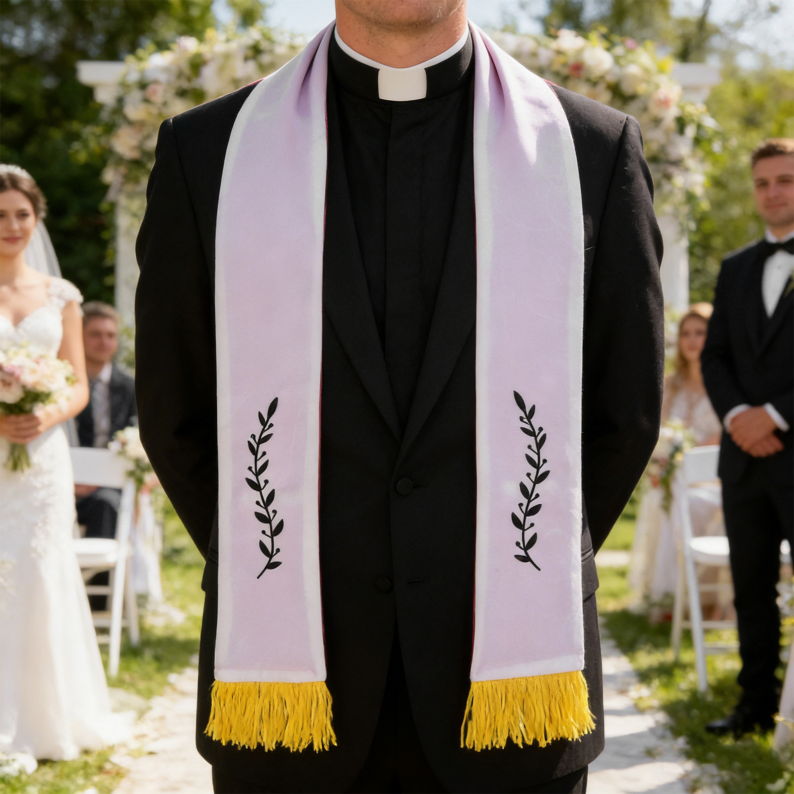Reversible Clergy Stole Embroi - Stole Wedding Shawl recension och pris