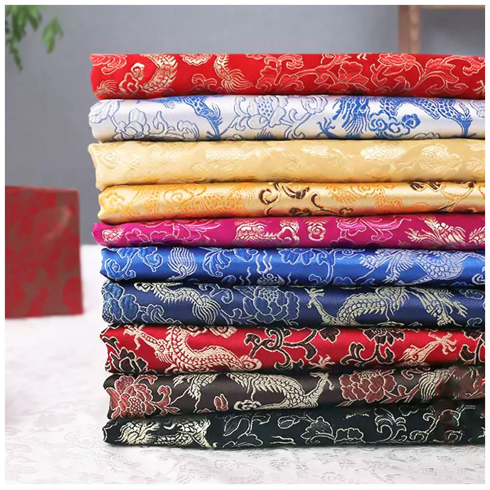 Brocade Jacquard Fabrics Embro - Silk Tie Striped recension och pris